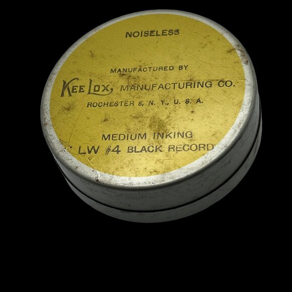 Vintage KeeLox Tin Typewriter Ribbon Box Advertising Collectable - Picture 5 of 9